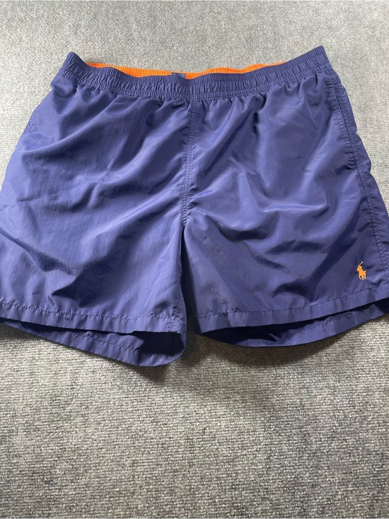 Polo Ralph Lauren Other - Polo by Ralph Lauren Navy Blue Swim Trunks‎ with Orange Pony